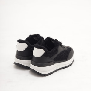 SNEAKERS RUNNING FUR NERO