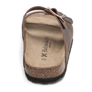 SANDALIA BABUNKERS MARRON