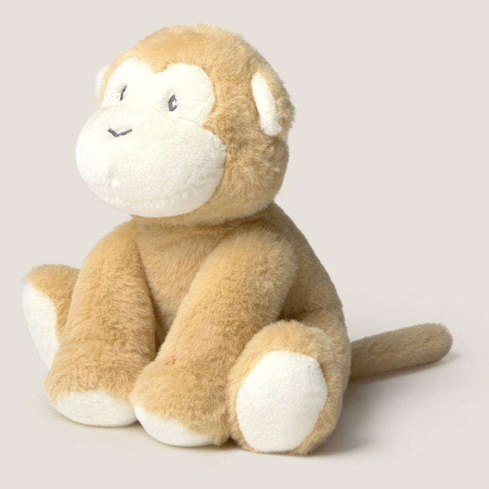 Peluche monito Maco color marron Poliéster