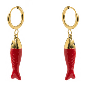 Pendientes Sme acabado oro amarillo 18k