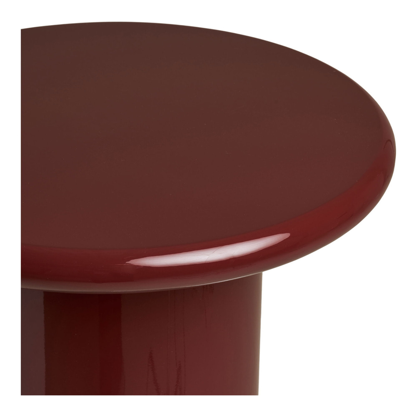 Tavolino d'appoggio Otago bordeaux ø45×50 cm