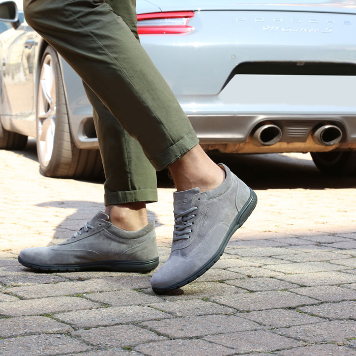 Zapatillas Sneaker para Hombre - Sparco Imola-grip Suede Grey