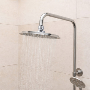 Colonne de douche Mécanique finition Chrome 133x26x52 cm - MOLLY CHROME