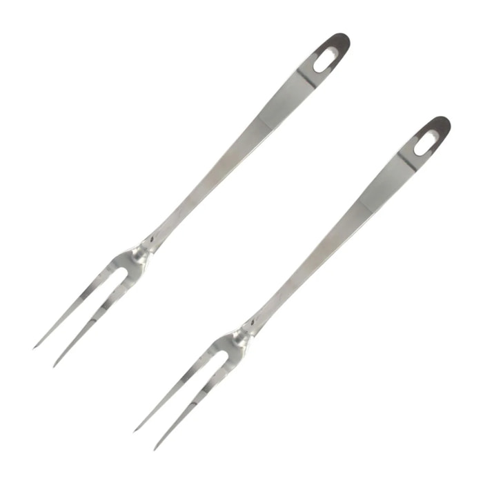 Ensemble de 2 Fourchettes à viande et pour barbecue 2 piques 30,5 cm Fackelmann Oxford