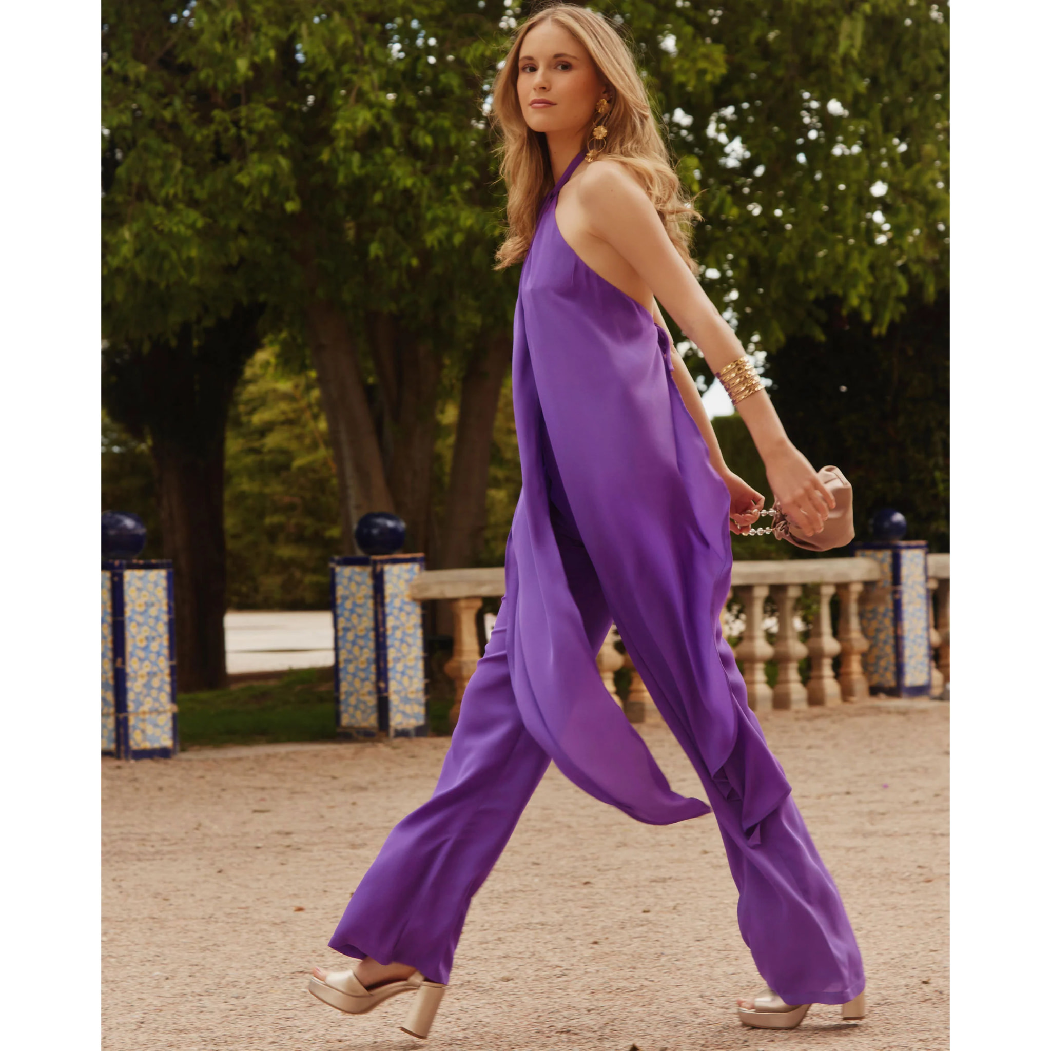 Pantalón de mujer campana