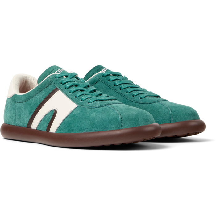 Sneakers - CAMPER Pelotas Soller - Verde - Pelle nabuk