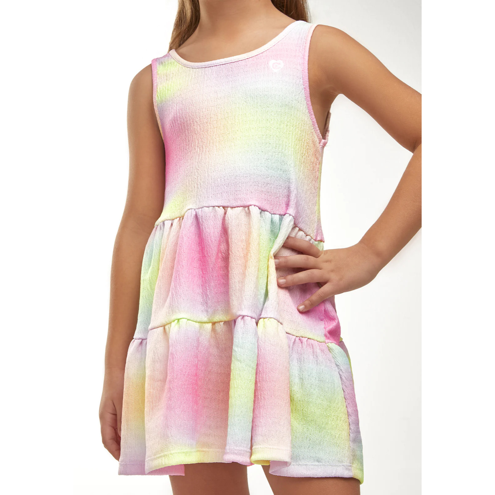 Vestido Volantes Tie Dye