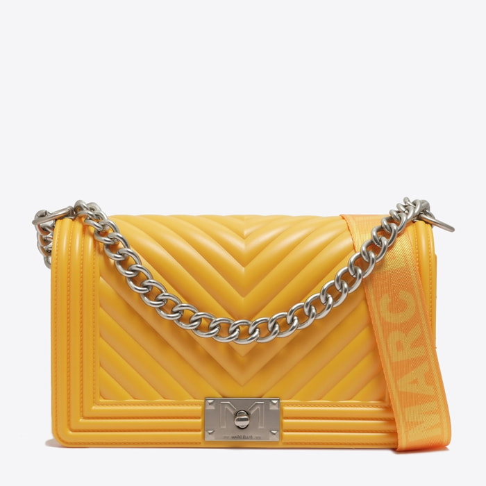 Borsa a mano da donna - Modello False - 100% PVC - 25.0 x 15.0 x 8.0 cm