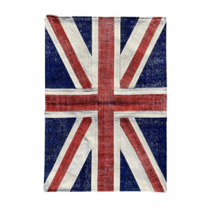 Tapis salon Union Jack fait main