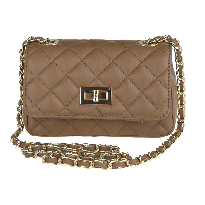 Chicca Borse Borsetta Clutch Beige