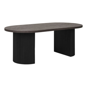 Tavolino da salotto Boavista marrone scuro 120x60 cm