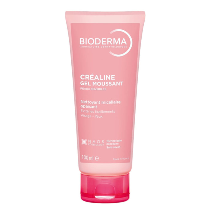 Créaline Gel Moussant - Nettoyant Micellaire à Rincer - Peaux Sensibles