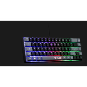 Clavier gamer THE G-LAB KEYZ HYDRO FR NOIR/GRIS