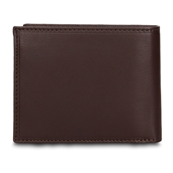 Portafoglio uomo in vera pelle - Modello Erevan Pro - Casual - 11.5 x 9.0 x 2.0 cm