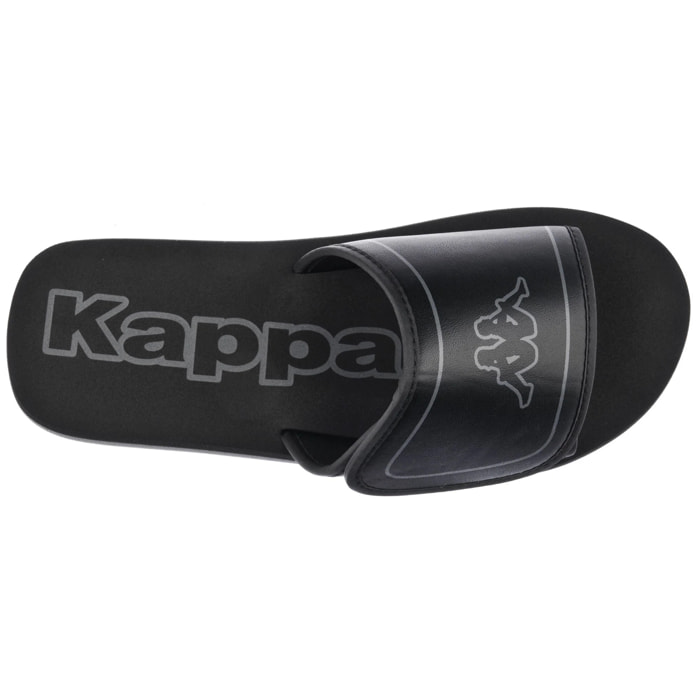 Ciabatte Kappa Uomo Logo Galea Nero