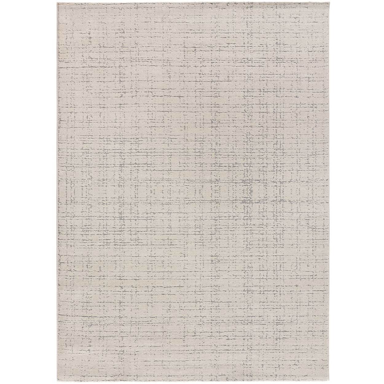 HL-NATURAL Alfombra con texturas neutras de pelo corto en color crema, varias medidas disponibles