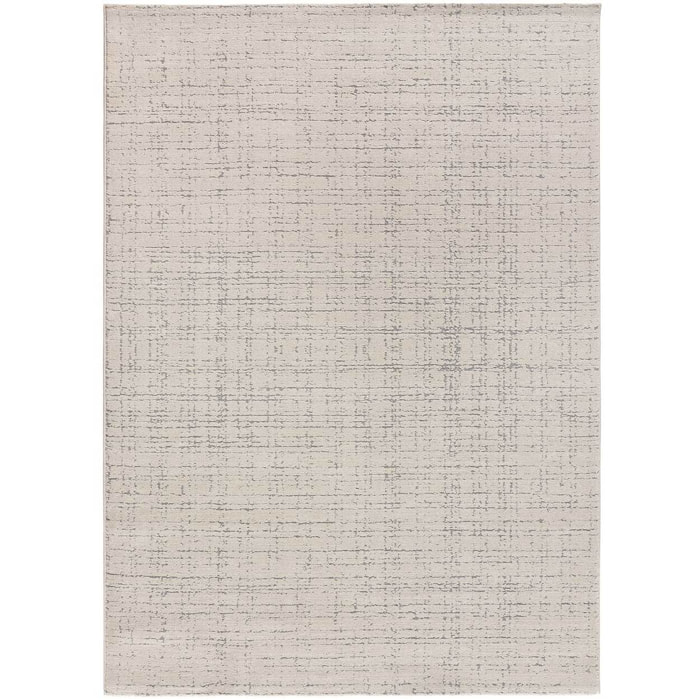 HL-NATURAL Alfombra con texturas neutras de pelo corto en color crema, varias medidas disponibles