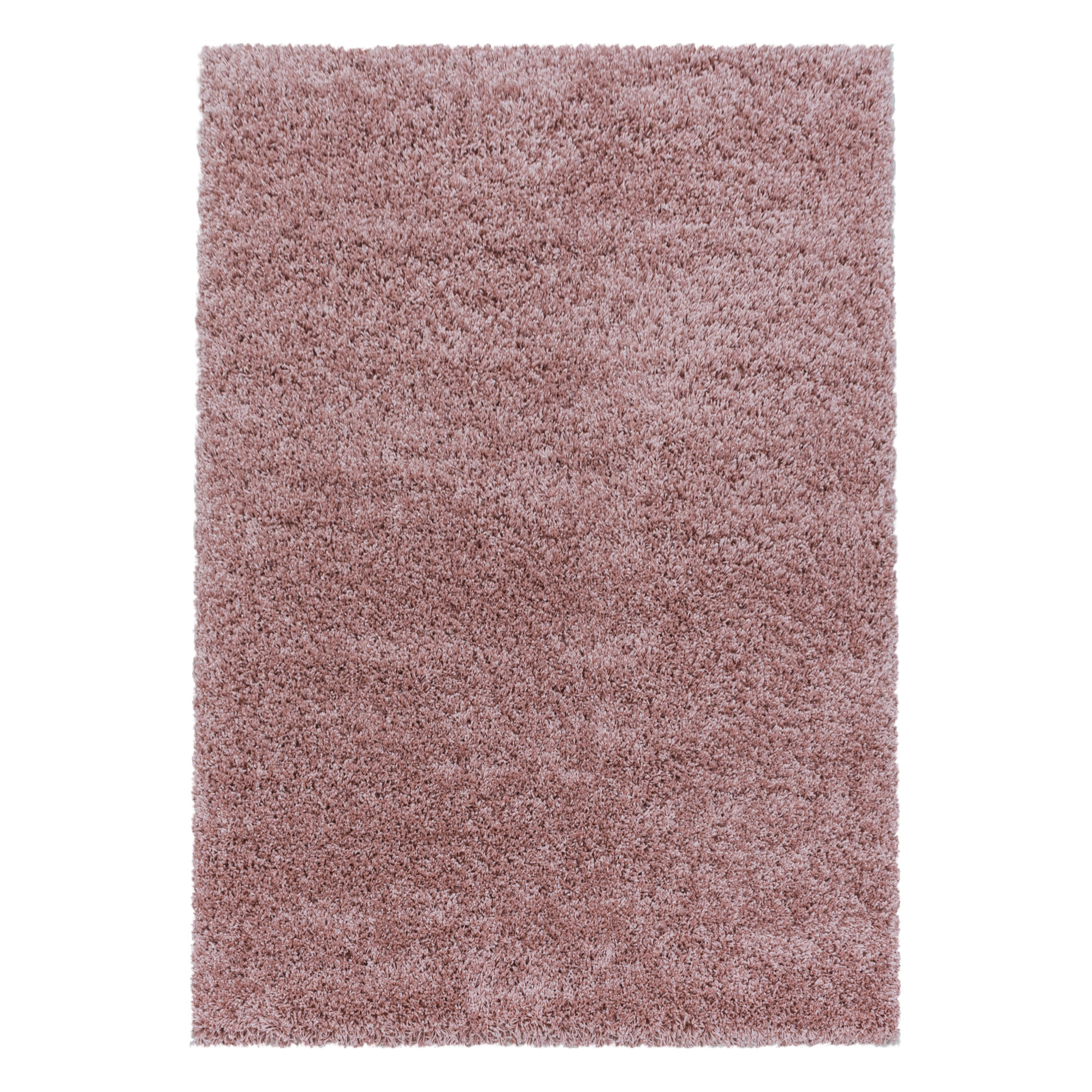 SYDNEY - Tapis shaggy uni à poils longs rose - SYD3000ROS