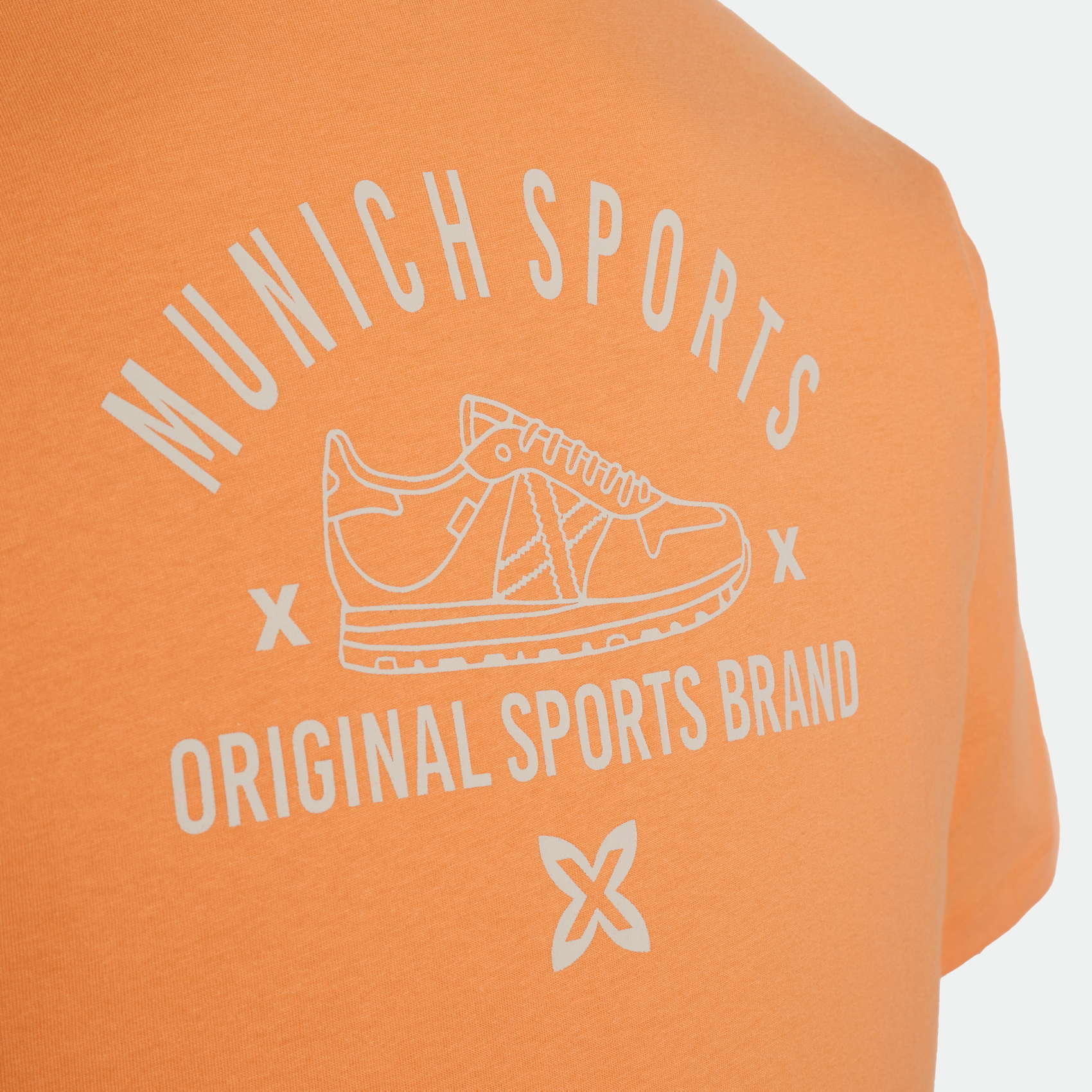 Camiseta MUNICH de algodón naranja