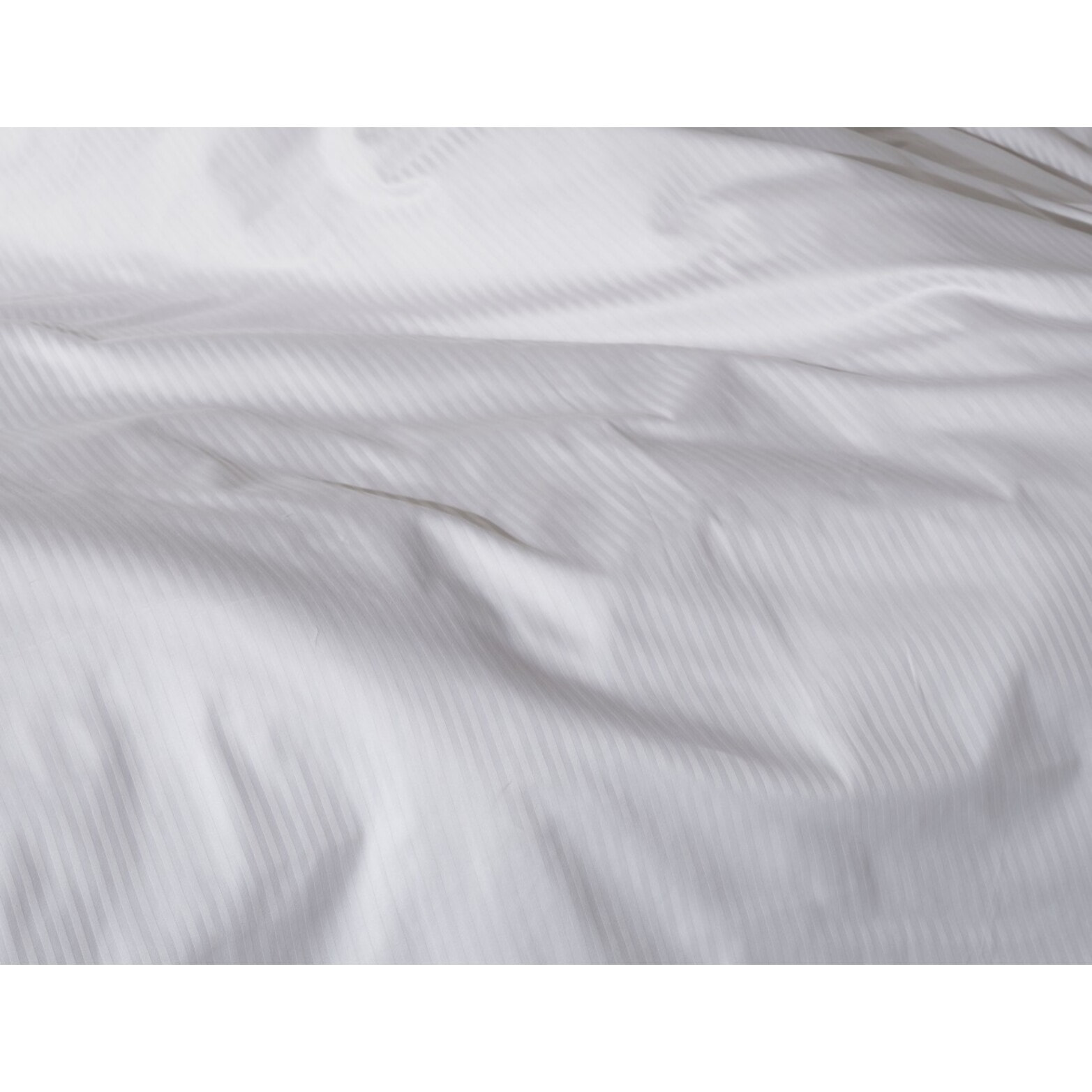 Taie de traversin satin de coton rayé