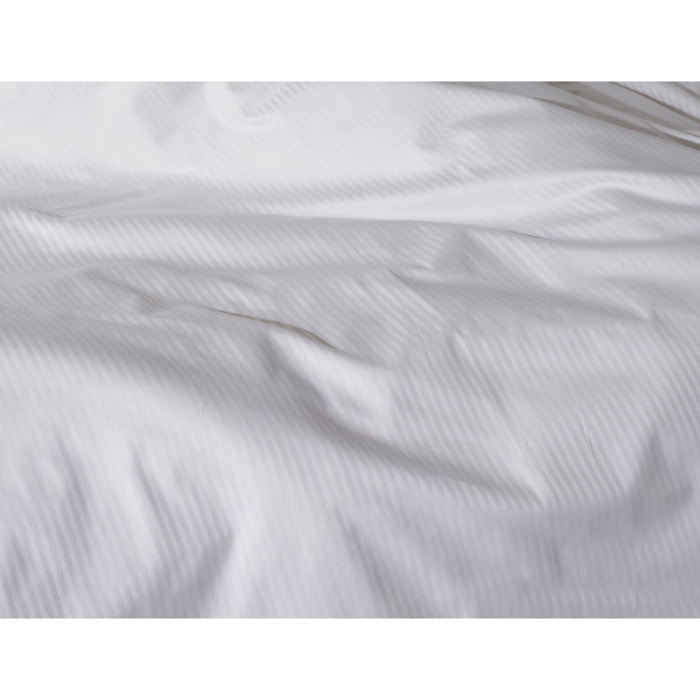 Taie de traversin satin de coton rayé