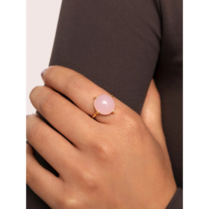 Anillo Celebrate Pink Baño Oro