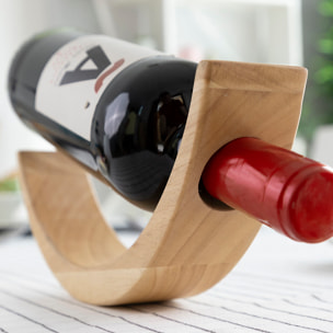 Botellero Flotante de Madera para Vino Woolance InnovaGoods