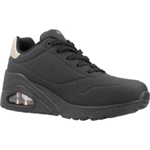 Sneakers De  Mujer Uno Wedge - Hi Steps Negro