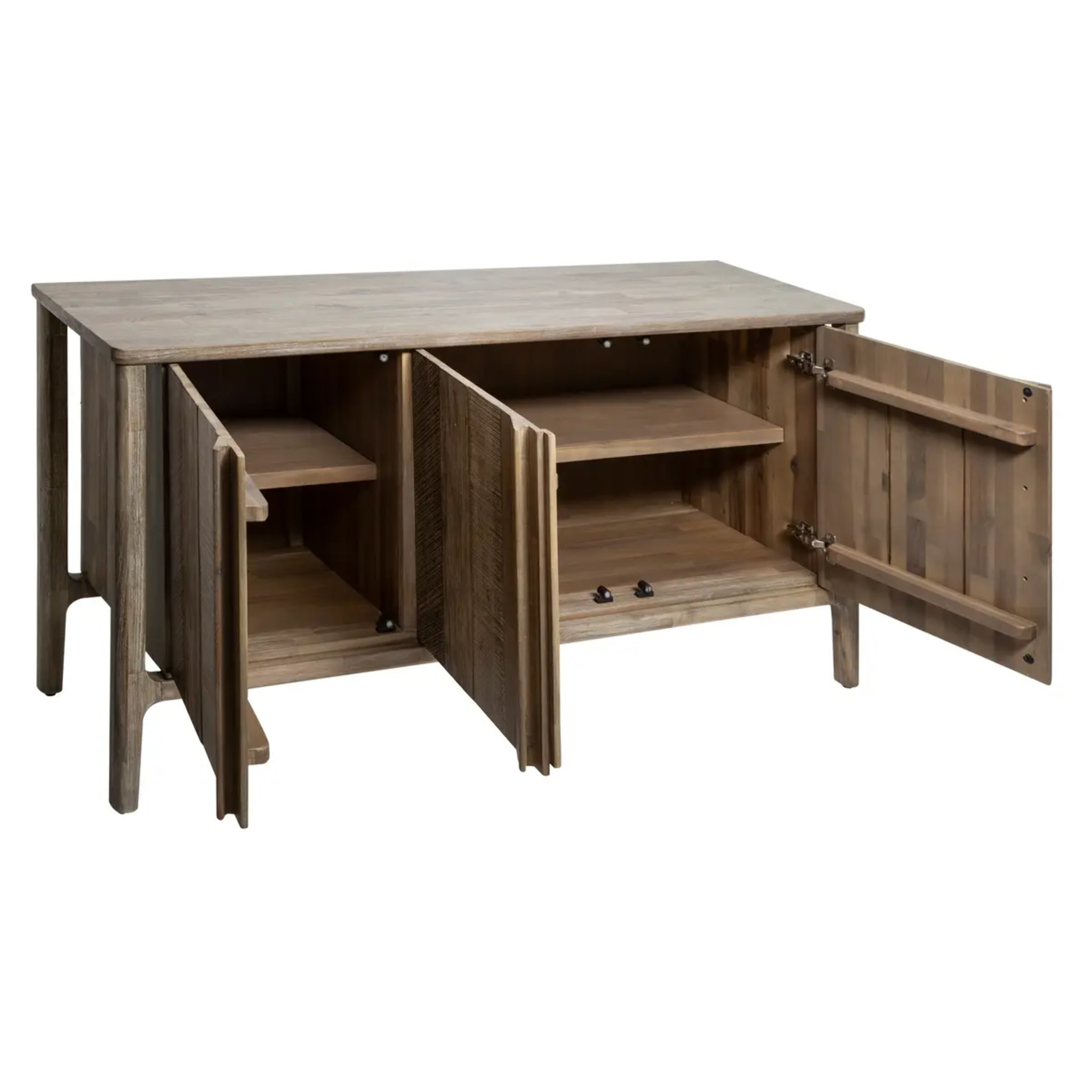 Buffet 3 portes "Banila" acacia 160x80cm