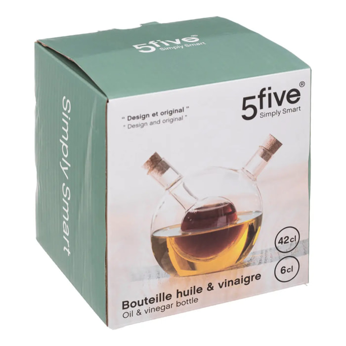 Bouteille huile/vinaigre verre 0,48L