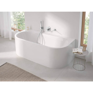 GROHE Euphoria Cube Stick avec pommeau de douche 1 jet, support mural et flexible SilverFlex 1.25m