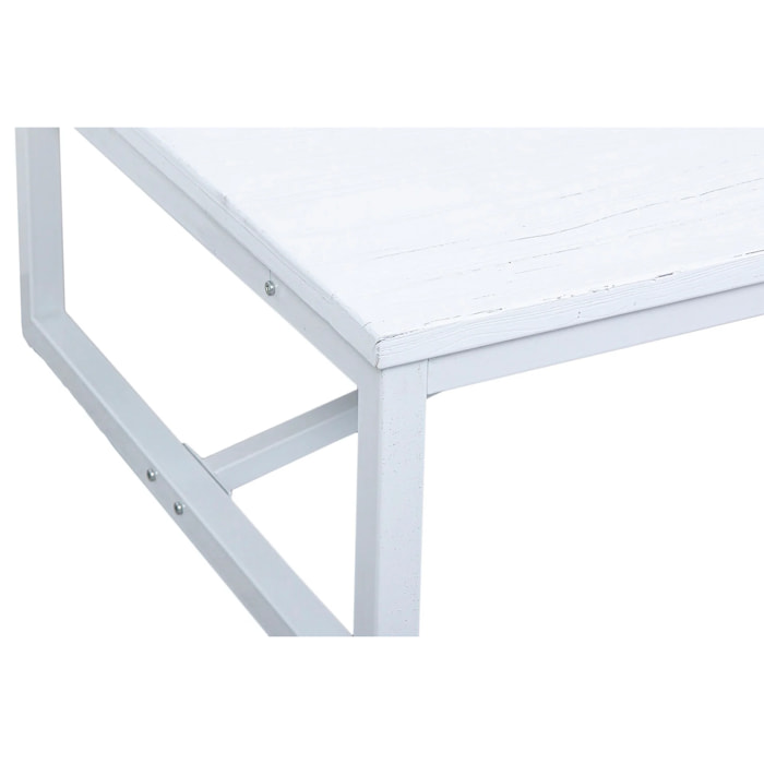 Mesa Centro Madera Metal Nashville 140x90x41 Cm