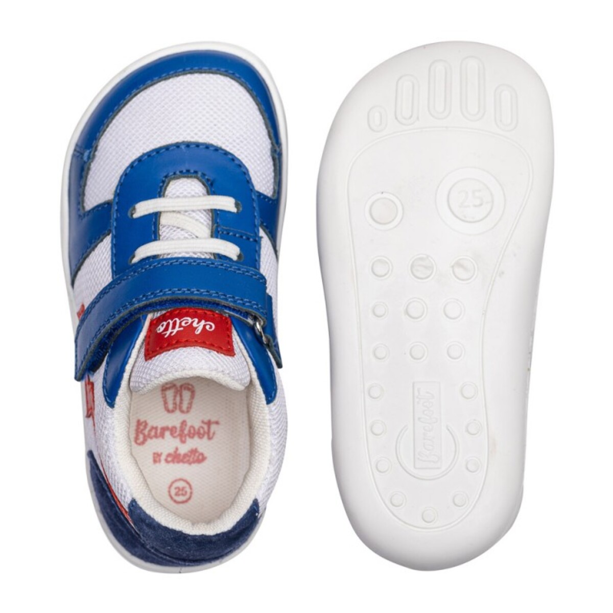 DEPORTIVO RAYO BAREFOOT BLANCO/AZUL – FRESCURA Y FLEXIBILIDAD