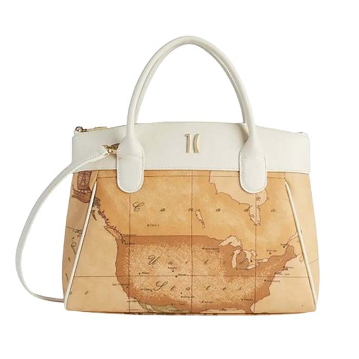 Alviero Martini 1a Classe Borsa a Mano Bauletto Donna Geo - Avorio