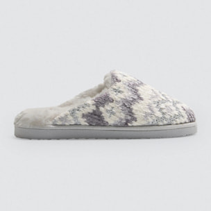 Ciabatte da casa con stampa etnica