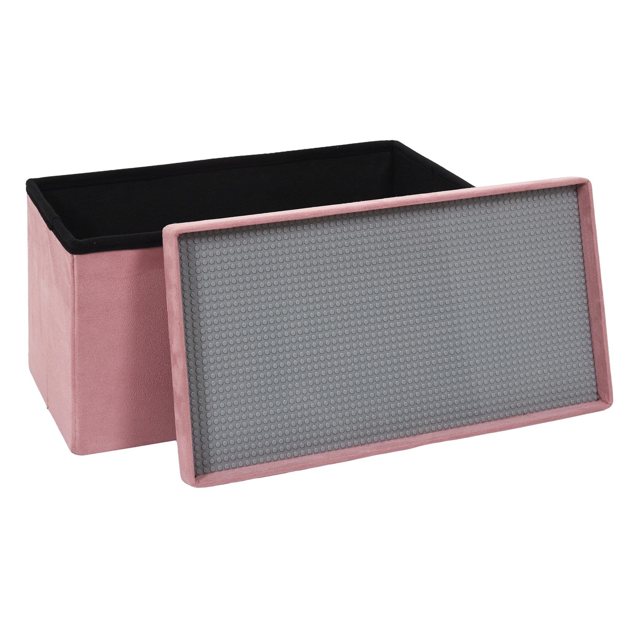 Coffre Banc Pliable Compatible Brique Rose M2