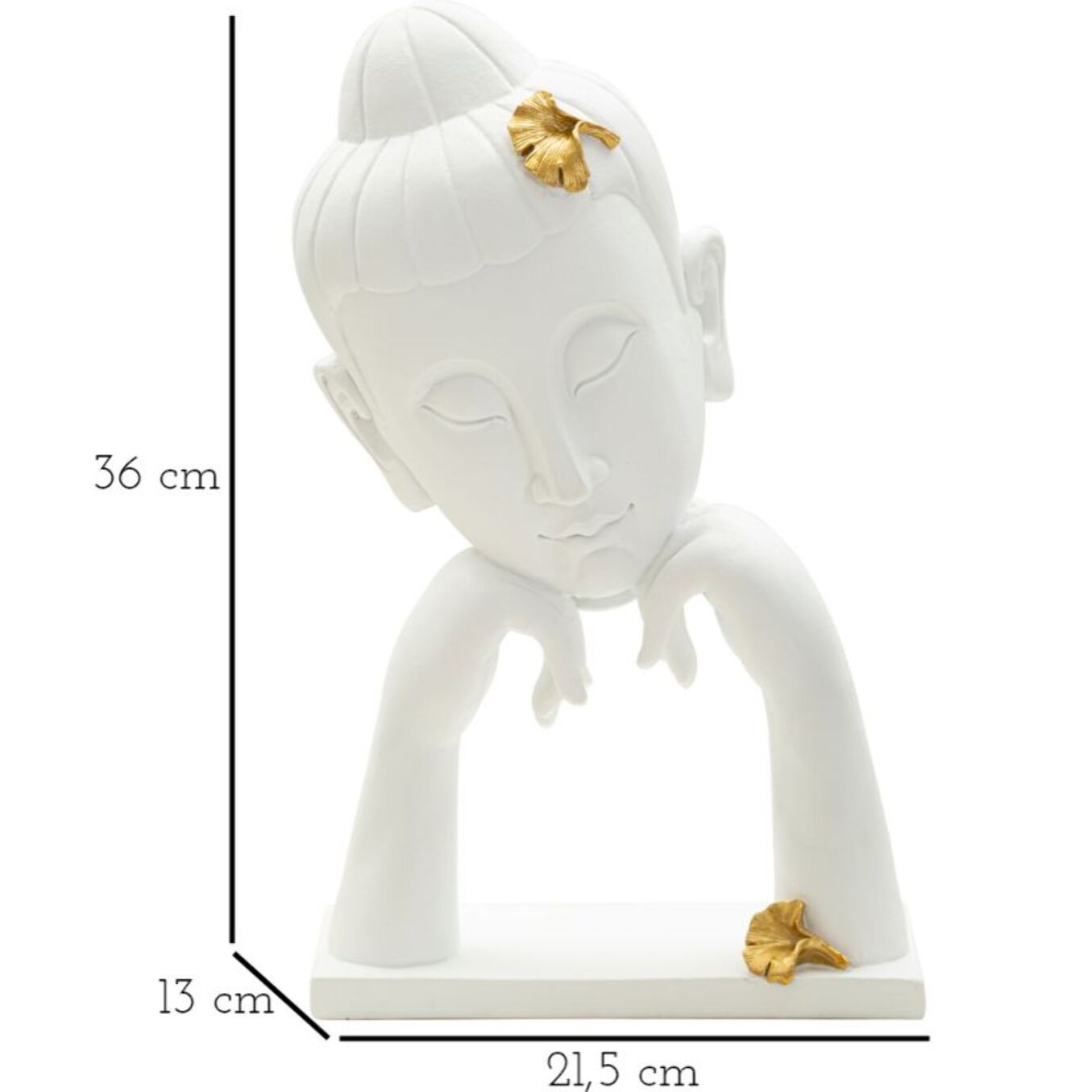 TESTA BUDDHA -B- CM 21,5X13X36