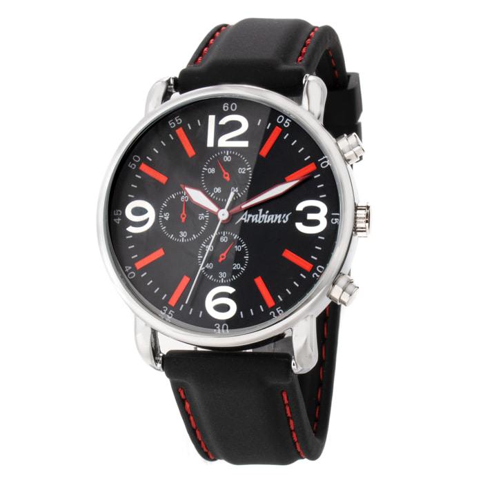 Reloj Arabians HBA2259N Hombre Analogico Cuarzo con Correa de Silicona