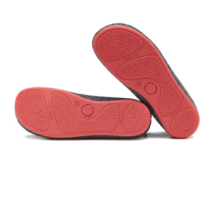 Zapatillas De Casa Lanna Man Rojo & Grafito