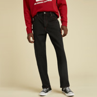 Jeans - coton - logo - noir