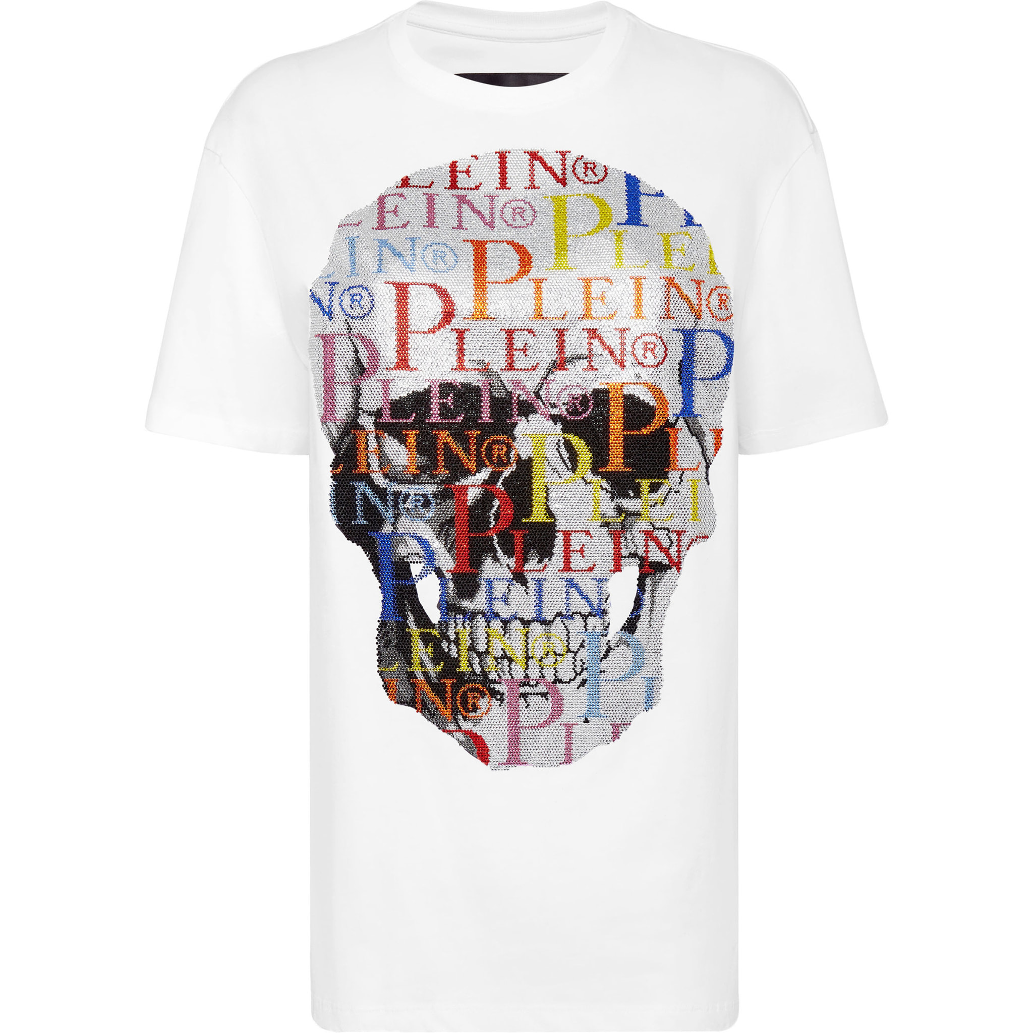 PHILIPP PLEIN Camiseta Cuello Redondo SKULL