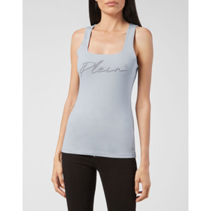 PHILIPP PLEIN Camiseta de tirantes SIGNATURE