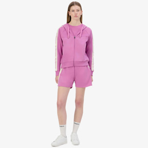 Kappa - Pantaloni Corti Donna Viola - Logo Tape Gragria