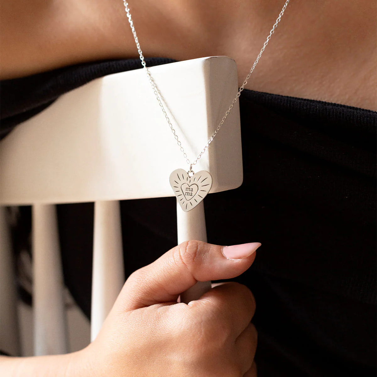 Collar "Mamá" corazón