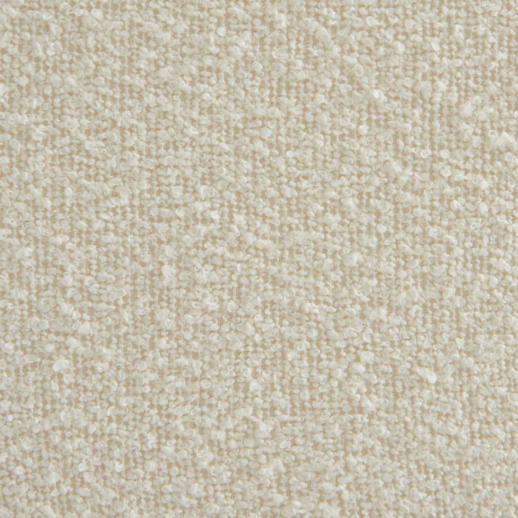 Chauffeuse bouclette texturée 1 place avec repose pieds SOKOL