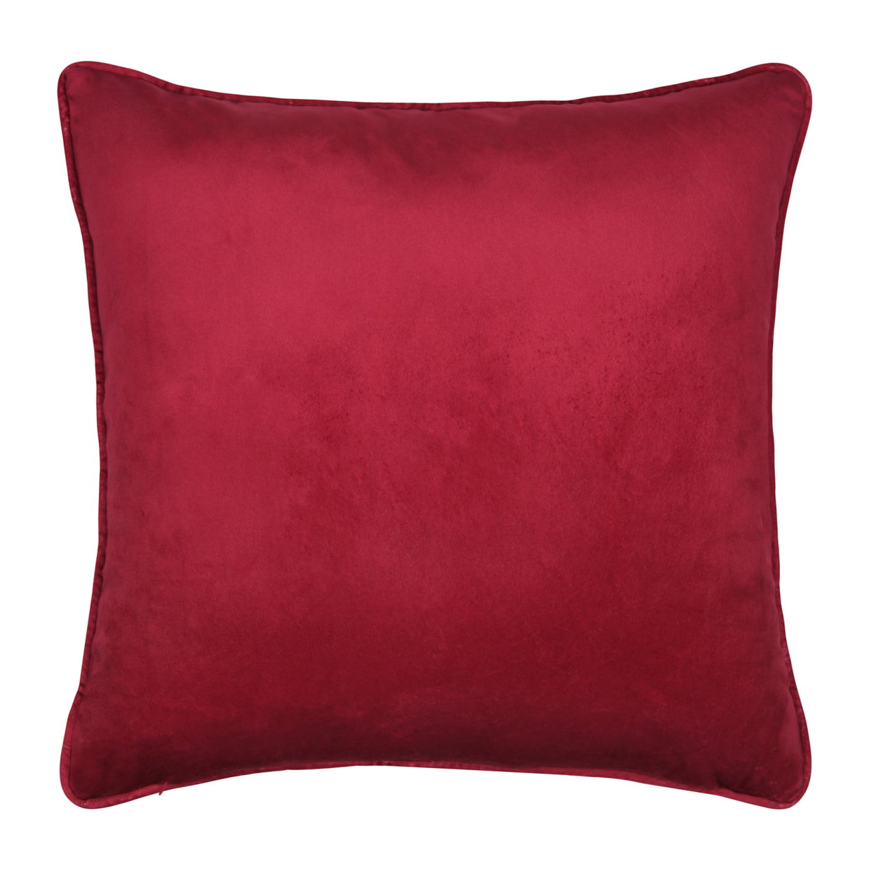 Coussin décoratif carré à motif téléphérique - Rouge
