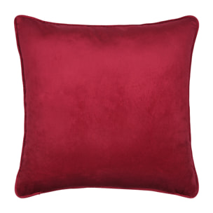 Coussin décoratif carré à motif téléphérique - Rouge