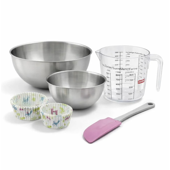 Set de 54 ustensiles de pâtisserie moules à muffins bol spatule de pâtisserie et verre doseur Zenker Smart Pastry