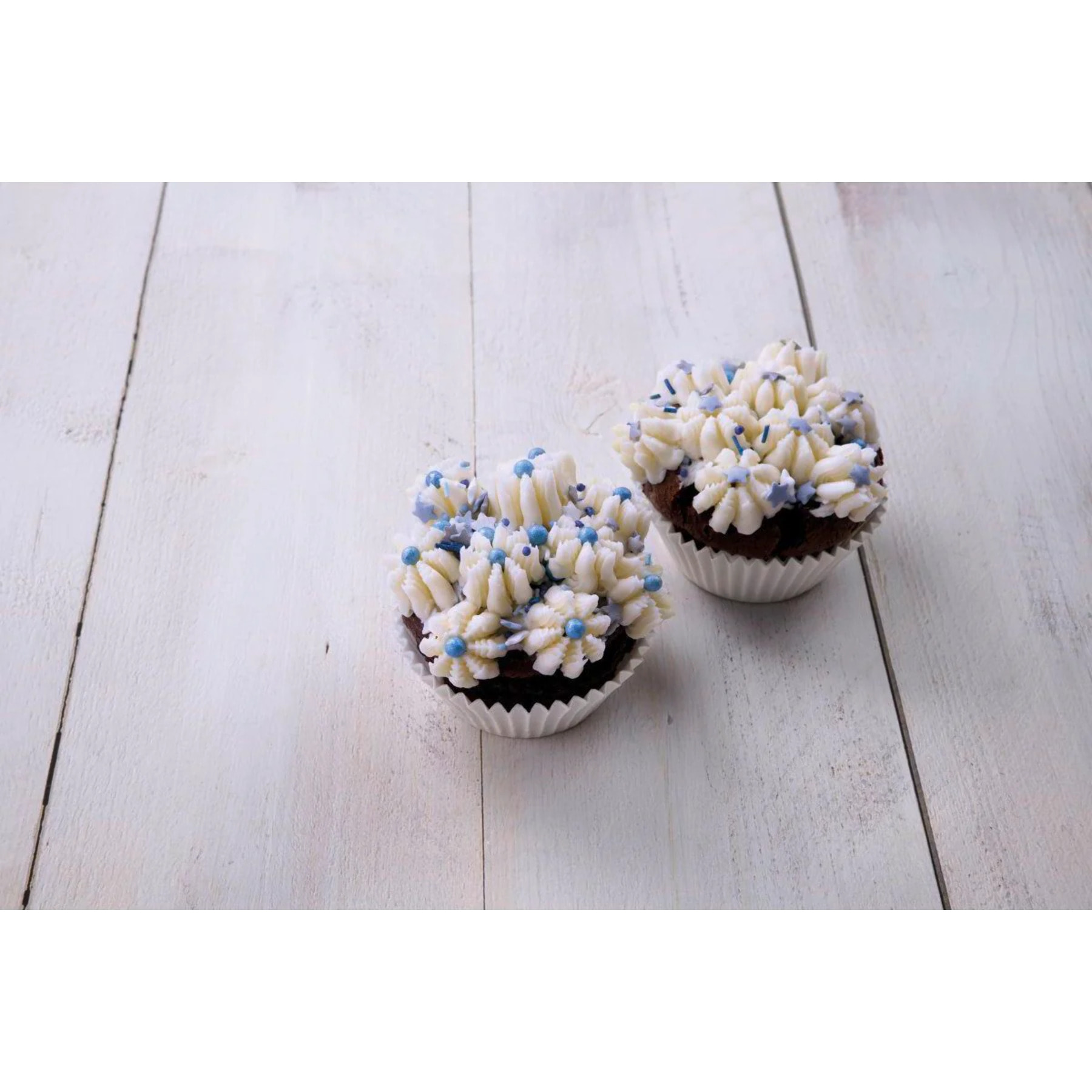 Lot de 4 poches à douille et embout cristal de glace en inox Dr.Oetker Baker Edition