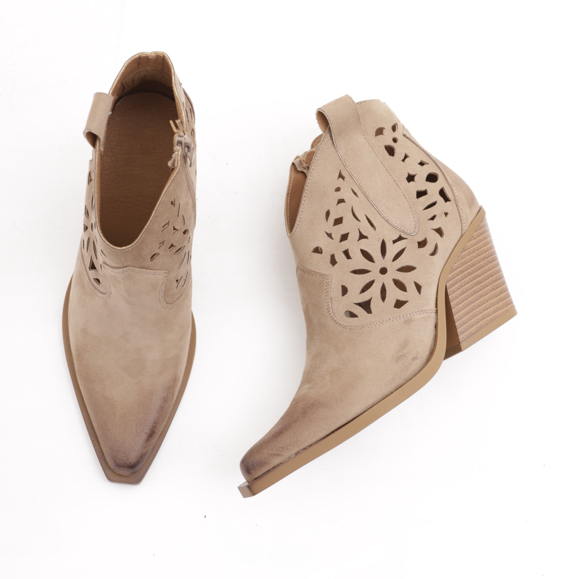 TEXANO BASSO TRAFORATO CHOCOLA' TORTORA